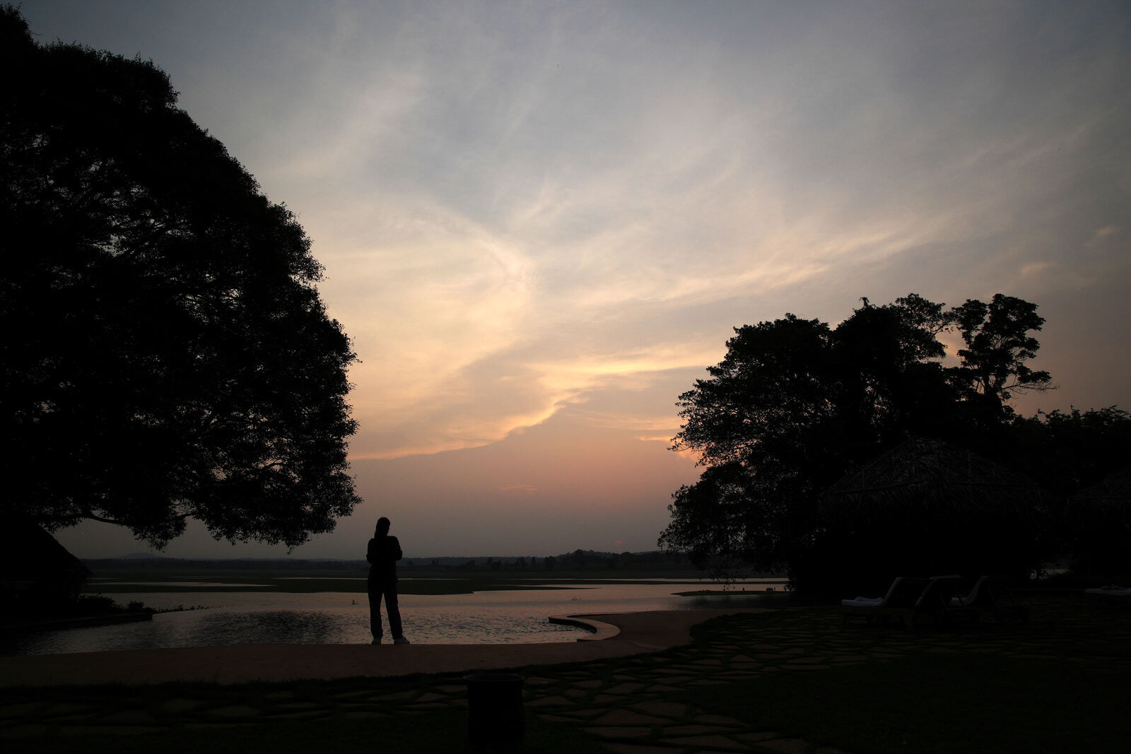 Sunset over the Kabini
